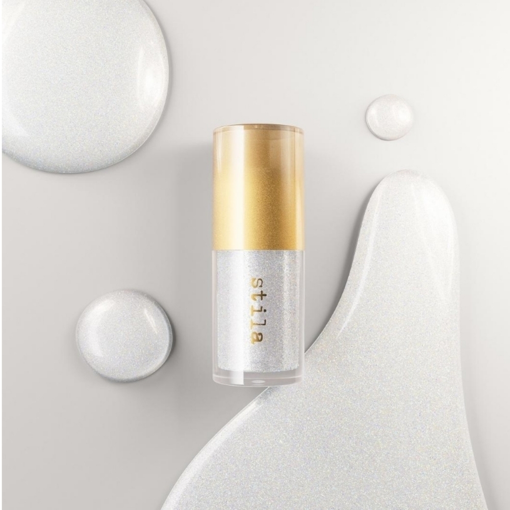 Moondust Stila Heaven's Dew Gel Lip Oil Silver Luster Brand New In Box - Picture 3 of 8